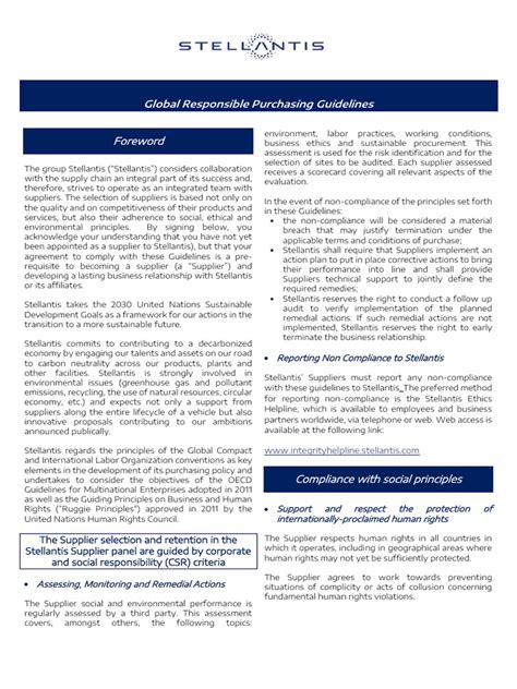 docinfo stellantis|Global Responsible Purchasing Guidelines .